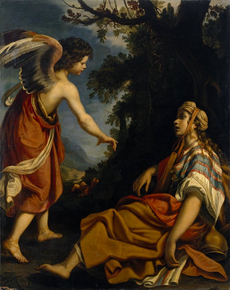 Hagar in the Desert (Giovanni Biliverti)
