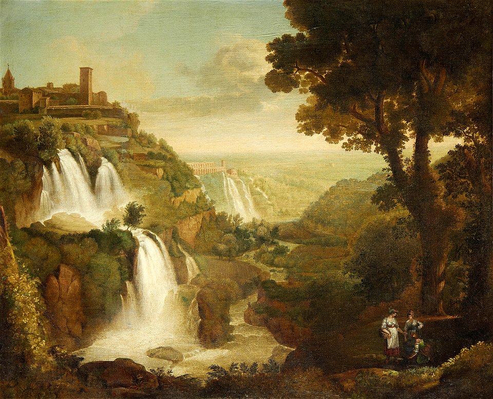 Jakob Philipp Hackert - Die Wasserfälle bei Tivoli (1780er)