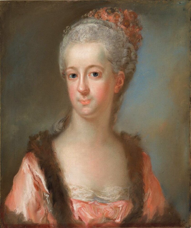 Gustaf Lundberg - Sofia Albertina (1753-1829), prinsessa av Sverige - NMDrh 49 - Nationalmuseum