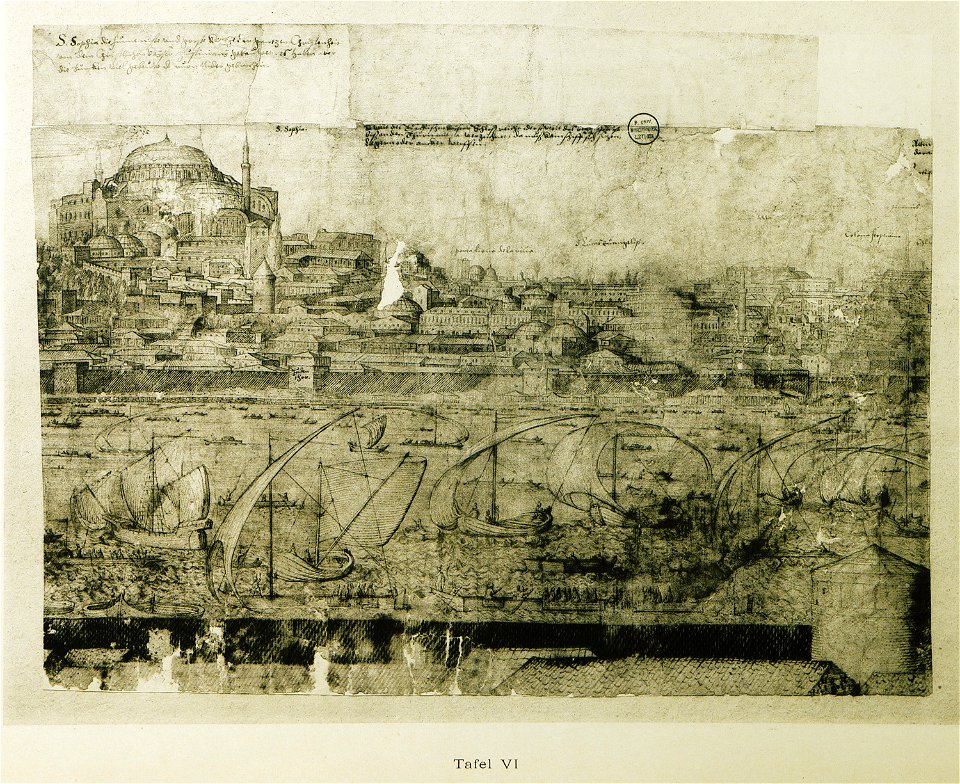 Hagia Sophia, Constantinople - Lorck Melchior - 1559