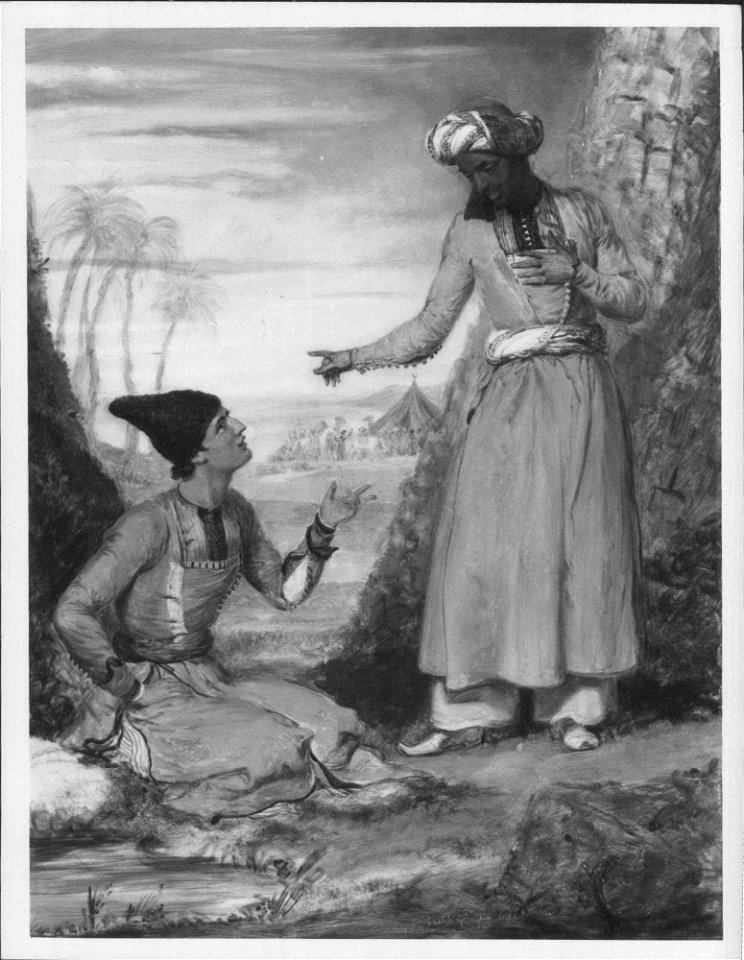 Haggi Hammed and Mahomed Hassan. Sir George Hayter. 1840 - Royal Collection
