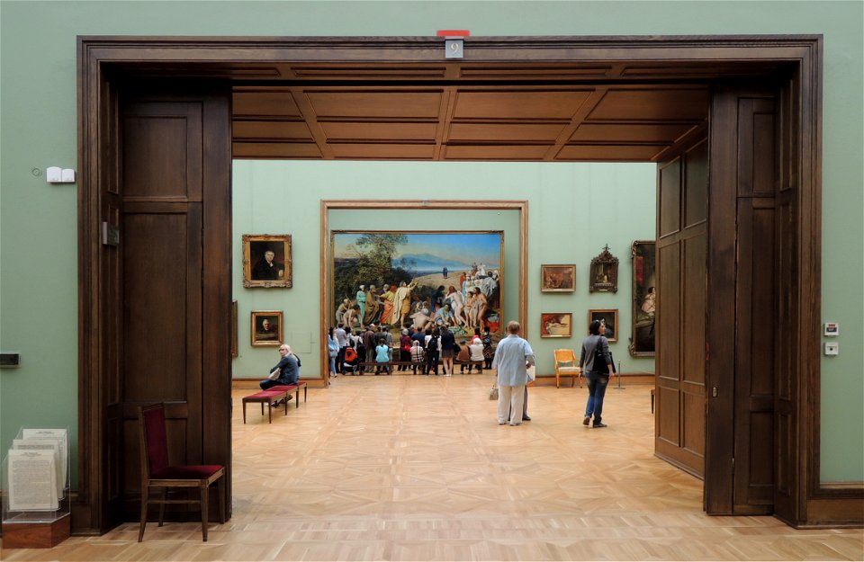 Hall N8 Tretyakov gallery - view to hallN12 by shakko