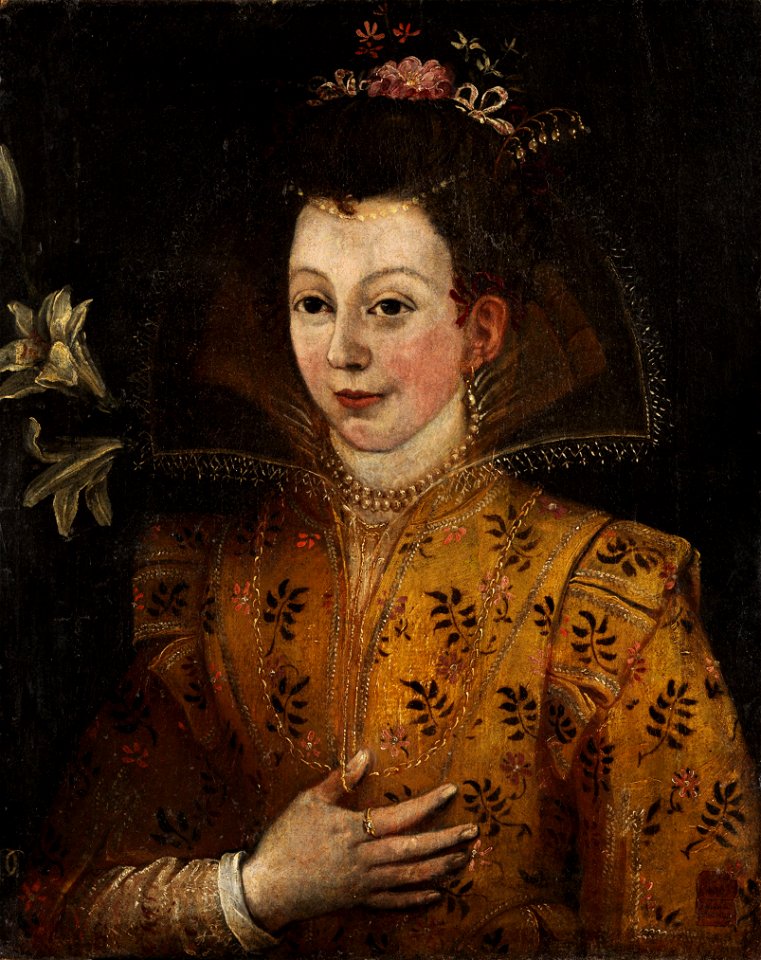 Halbbildnis einer Dame italienisch 16-17Jh