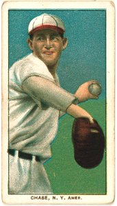 Hal Chase, New York Highlanders, baseball card portrait LCCN2008676808