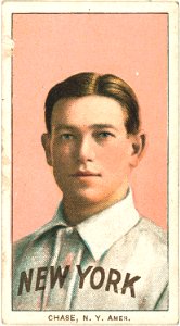 Hal Chase, New York Highlanders, baseball card portrait LCCN2008676805