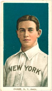 Hal Chase, New York Highlanders, baseball card portrait LCCN2008676806