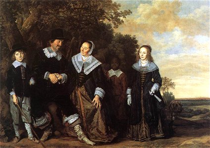 Frans Hals - Family Group in a Landscape - WGA11154