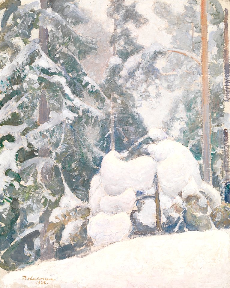 Halonen, Pekka - Winter landscape - Google Art Project