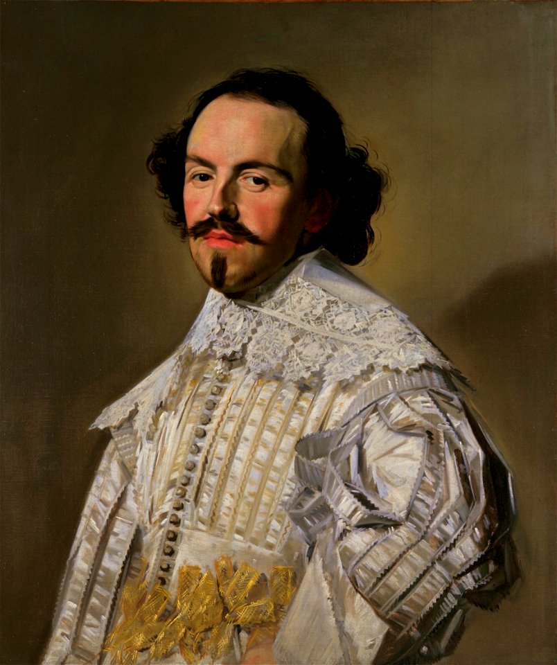 Frans Hals - portrait of a gentleman in white 75.2.5