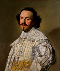 Frans Hals - portrait of a gentleman in white 75.2.5