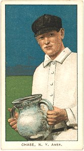 Hal Chase, New York Highlanders, baseball card portrait LCCN2008676809