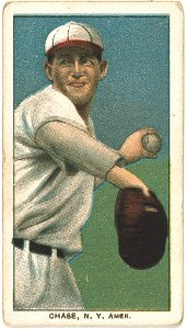 Hal Chase, New York Highlanders, baseball card portrait LCCN2008676808