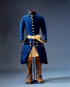 Halsduk buren av Karl XII vid Fredrikshall den 30 november 1718 - Livrustkammaren - 82096