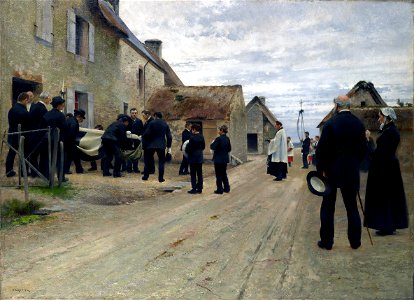 Hagborg- Enterrement dans un village de la Manche