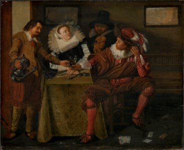 Dirck Hals - Gentlemen and a Lady - NG.M.01387 - National Museum of Art, Architecture and Design