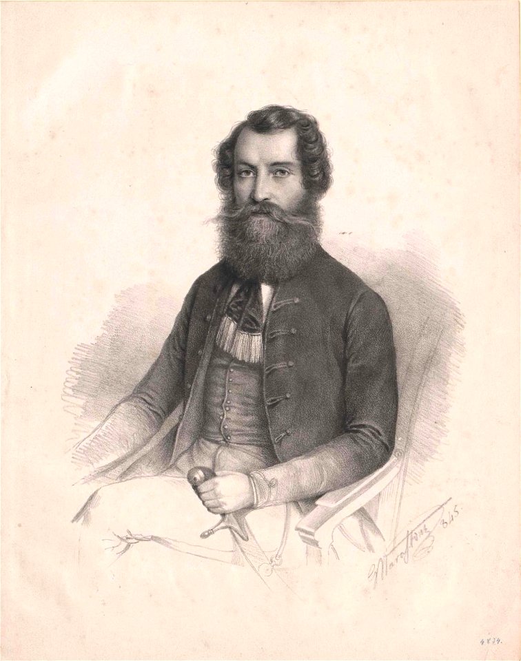 Hajnik Károly portréja (Marastoni Jakab, 1845)