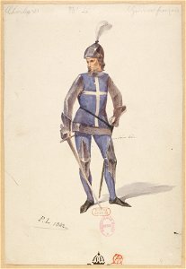 Halévy - Charles VI - Paul Lormier 1842-1843 - 04. Guerrier français