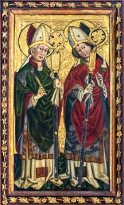 Hallstatt kath. Kirche Knappenaltar Wolfgang und Bischof 01