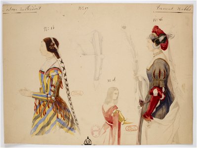 Halévy - Guido et Ginevra - Paul Lormier, 1837-1838 - 14-17. Dames nobles