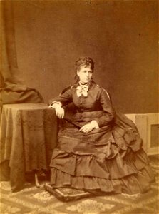 Halász Portrait of Ilka Toperczer 1870s