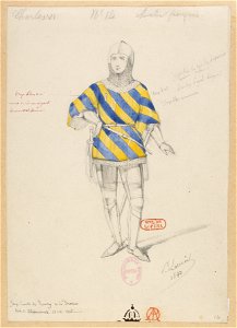 Halévy - Charles VI - Paul Lormier 1842-1843 - 14. Chevalier français (Jean de Roucy, tué à Azincourt)