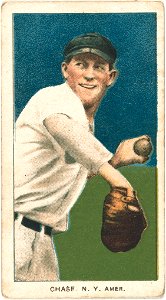 Hal Chase, New York Highlanders, baseball card portrait LCCN2008676807