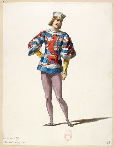 Halévy - La reine de Chypre - Eugène Lacoste, 1876-1877 - 46. (Costume)
