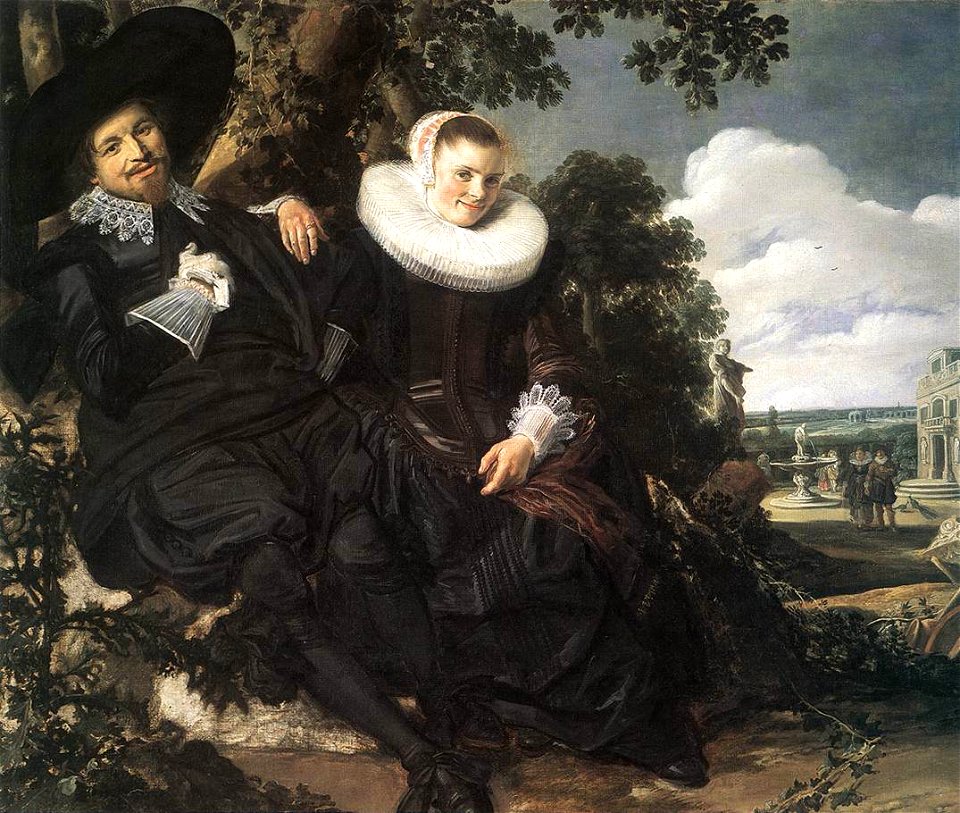 Frans Hals - Married Couple in a Garden - WGA11066