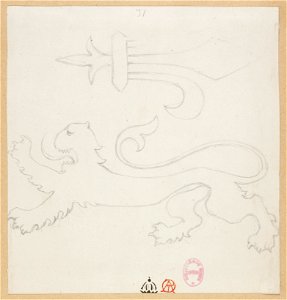 Halévy - Charles VI - Paul Lormier 1842-1843 - 31. (Fleur de lys, léopard passant)