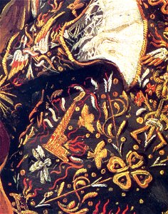 Frans Hals - The Laughing Cavalier - Sleeve Detail. Free illustration for personal and commercial use.