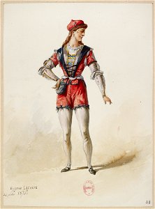 Halévy - La reine de Chypre - Eugène Lacoste, 1876-1877 - 48. (Costume)