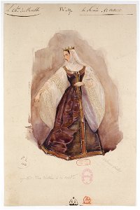 Halévy - La reine de Chypre - Paul Lormier, 1837-1841 - 19. La reine, 5e costume
