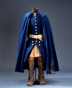 Halsduk buren av Karl XII vid Fredrikshall den 30 november 1718 - Livrustkammaren - 39295