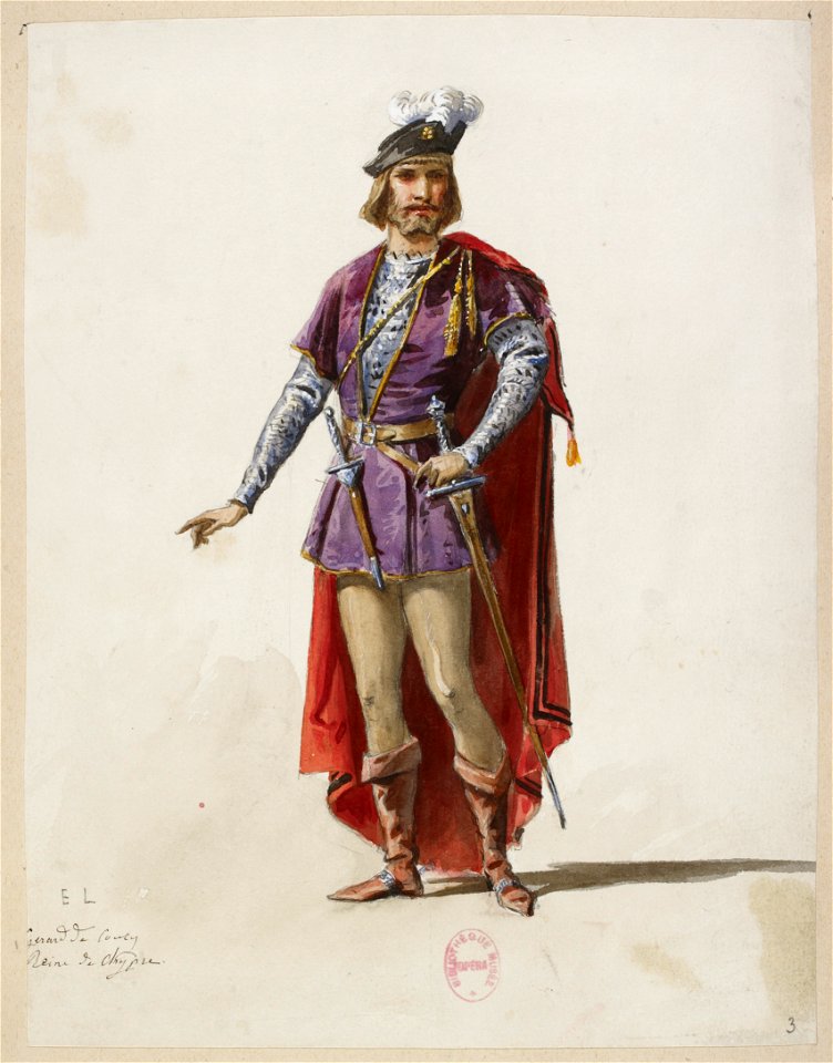 Halévy - La reine de Chypre - Eugène Lacoste, 1876-1877 - 03. Gérard de Coucy