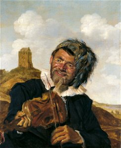 Frans Hals - Violin player in a dune landscape 1930.30
