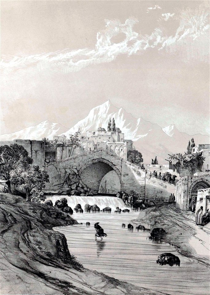 Hamadan1 by Eugène Flandin