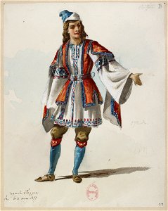 Halévy - La reine de Chypre - Eugène Lacoste, 1876-1877 - 22. (Costume)