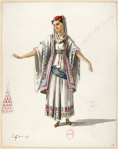 Halévy - La reine de Chypre - Eugène Lacoste, 1876-1877 - 23. (Costume)