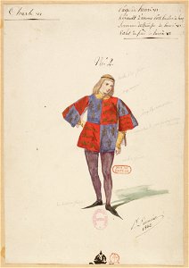 Halévy - Charles VI - Paul Lormier 1842-1843 - 02. Page, héraut d'armes, porte-bannière, sonneur de trompe (et) valet de pied de Henri VI