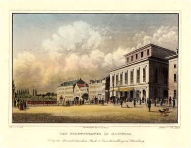 Hamburg Stadttheater c1842