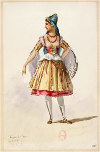 Halévy - La reine de Chypre - Eugène Lacoste, 1876-1877 - 55. (Costume)