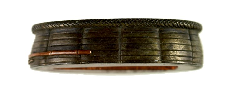 Hamano Shôzui - Fuchi with Eibsu's Fishing Basket - Walters 51998 - Side A