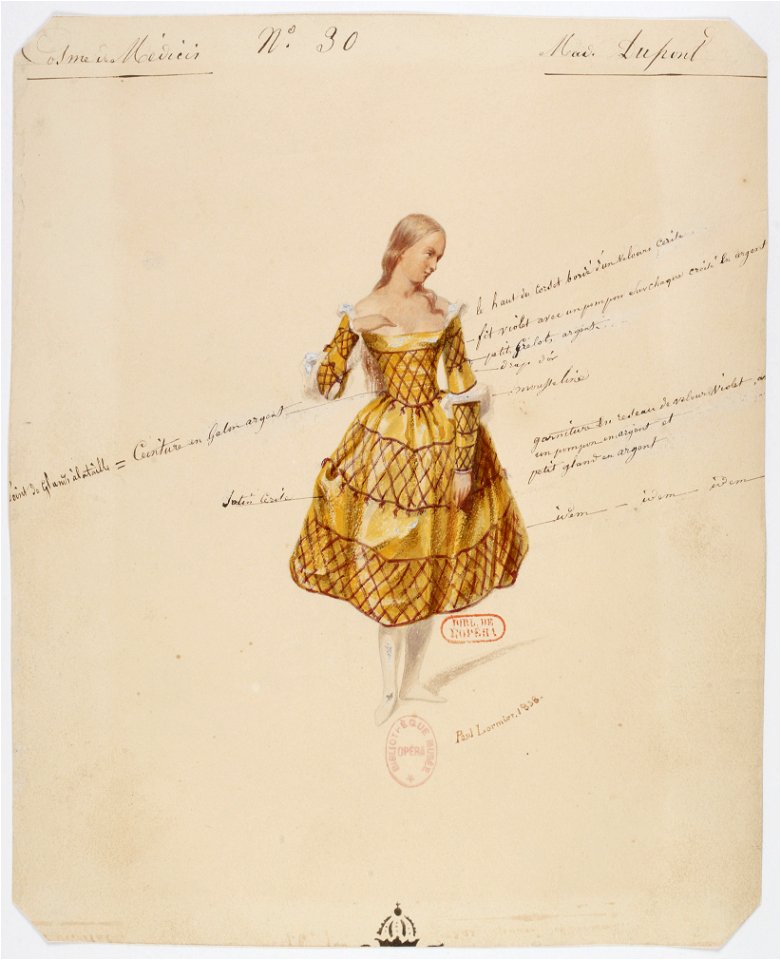 Halévy - Guido et Ginevra - Paul Lormier, 1837-1838 - 30. Mme Dupont, -danse-