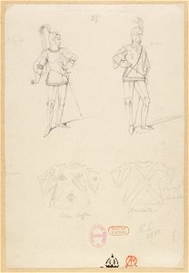 Halévy - Charles VI - Paul Lormier 1842-1843 - 27. Chevalier français - (Tanguy Duchatel), (Ferdinand) Prévot. Dunois, Octave. Lahire, Martin. Xaintrailles