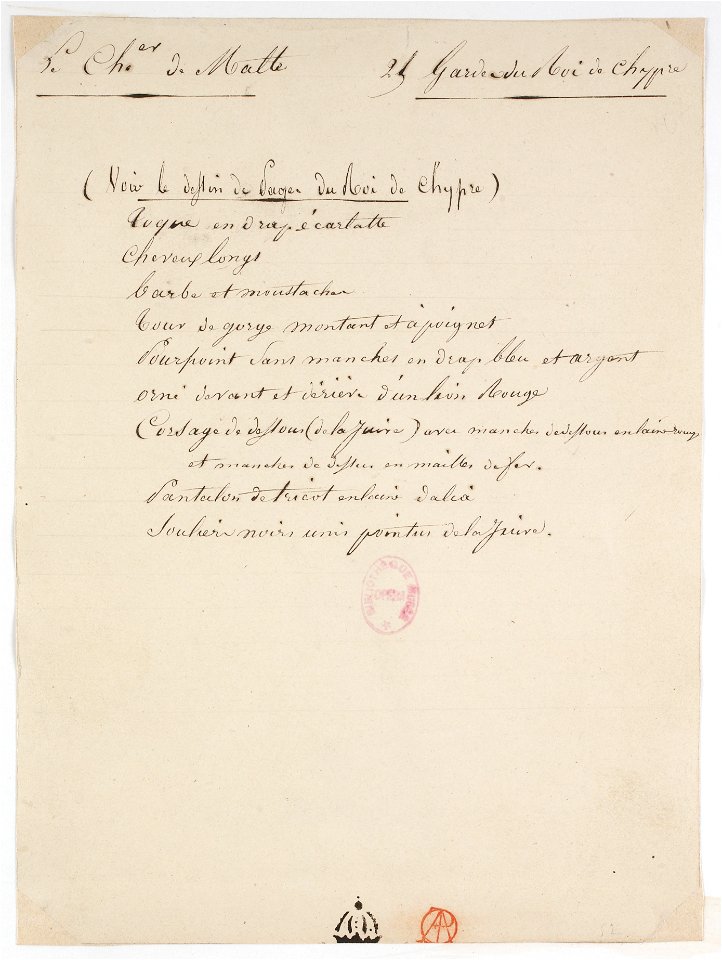 Halévy - La reine de Chypre - Paul Lormier, 1837-1841 - 25. Gardes du roi de Chypre