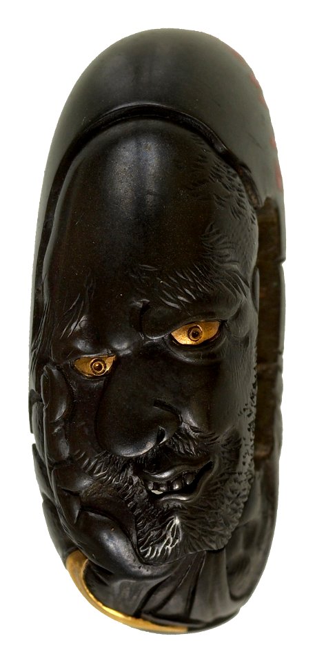 Hamano Shôzui - Kashira with the Face of a Man - Walters 511137