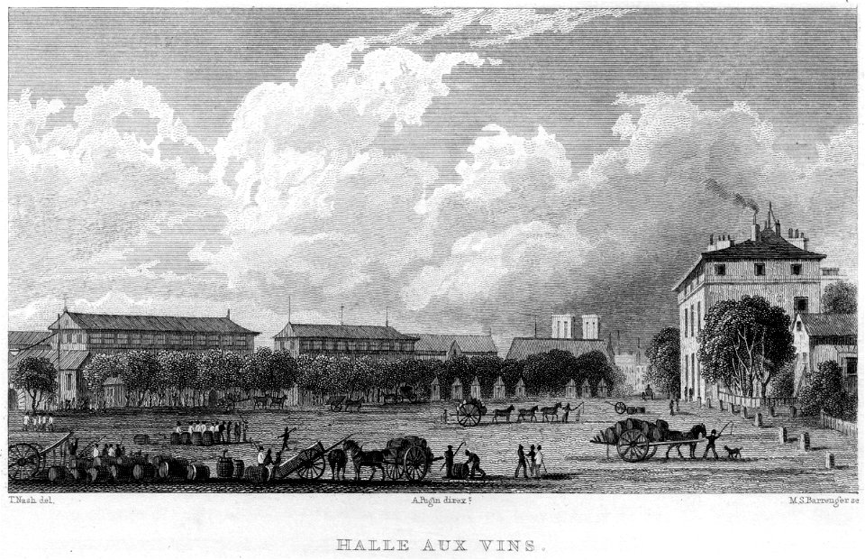Halle aux Vins, 1831