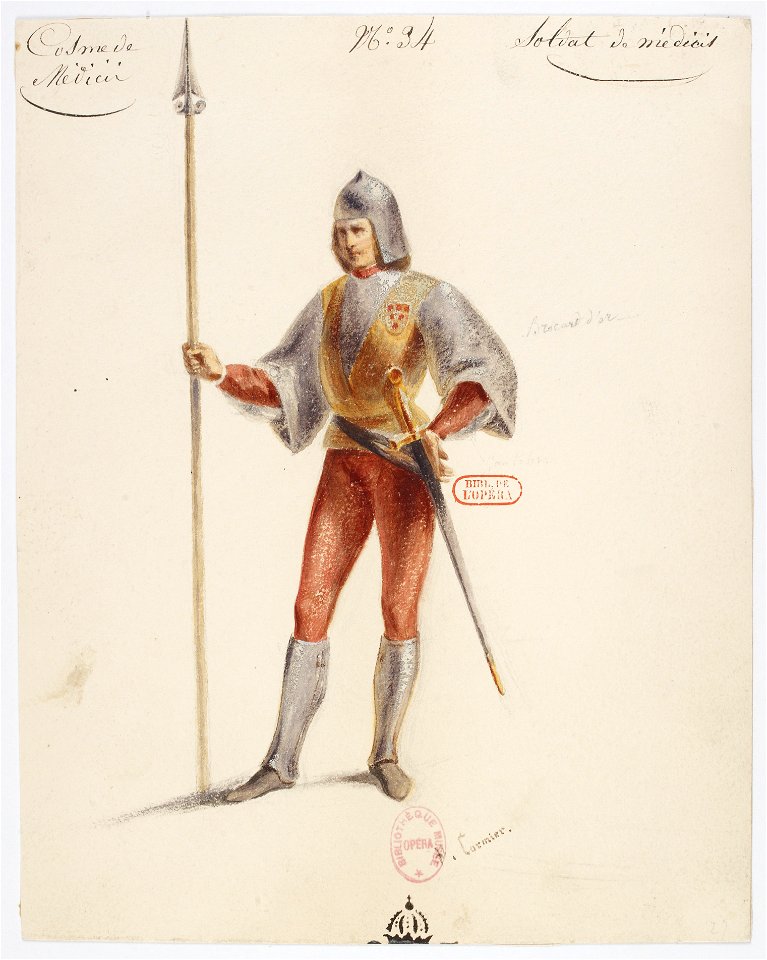 Halévy - Guido et Ginevra - Paul Lormier, 1837-1838 - 34. Soldat de Médicis