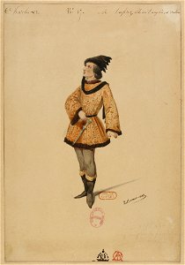 Halévy - Charles VI - Paul Lormier 1842-1843 - 17. Le dauphin, 1er costume, M. Duprez