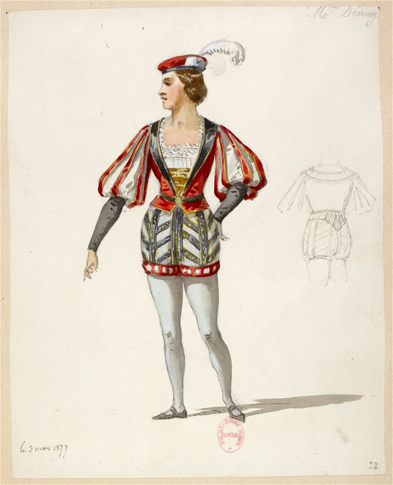 Halévy - La reine de Chypre - Eugène Lacoste, 1876-1877 - 32. M. Demeri